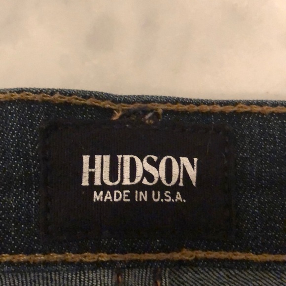 - Hudson Luna super skinny crop jeans. Side beading - Picture 3 of 7